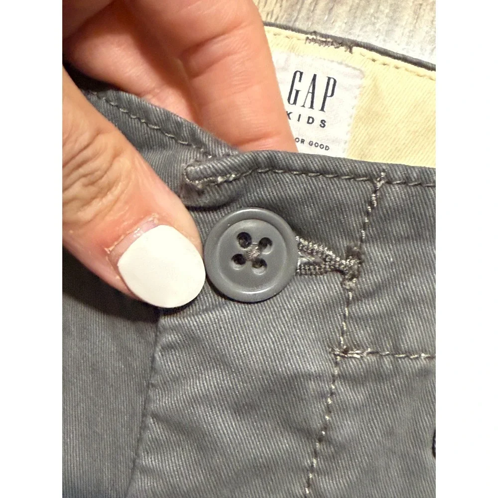 Gap Kids Pants Youth Boys Size 12 Gray Regular Pants Bootcut Pockets